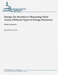 Energy Tax Incentives: Measuring Value Across Different Types of Energy Resources 1