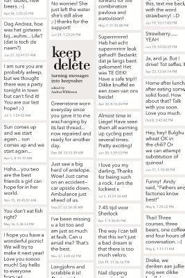 Keep Delete: turning messages into keepsakes