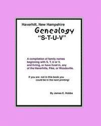 bokomslag Haverhill, New Hampshire Genealogy 'S-T-U-V'
