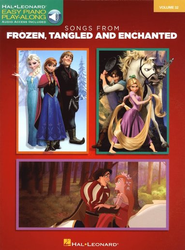 bokomslag Easy piano - songs from frozen, tangled and enchanted