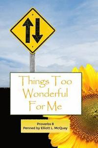 bokomslag Things Too Wonderful for Me