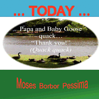 bokomslag ... Today ...: Papa and Baby Goose quack "Thank you!"