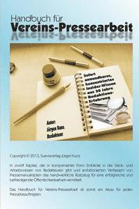 Jurgen Kunz - Handbuch für Vereins-Pressearbeit, Häftad