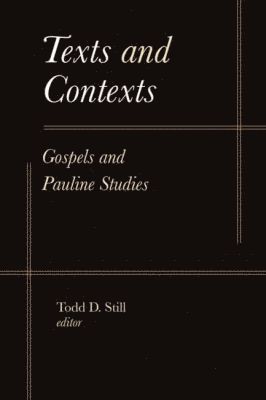 bokomslag Texts and Contexts