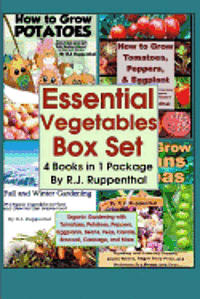 bokomslag Essential Vegetables Box Set (4 Books in 1 Package): Organic Gardening with Tomatoes, Potatoes, Peppers, Eggplants, Broccoli, Cabbage, and More