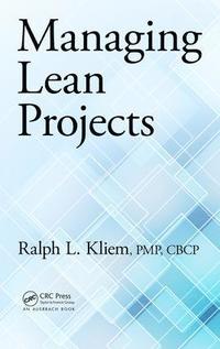 bokomslag Managing Lean Projects