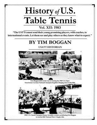 bokomslag History of U.S. Table Tennis Volume 12