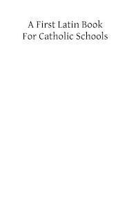 bokomslag A First Latin Books for Catholic Schools