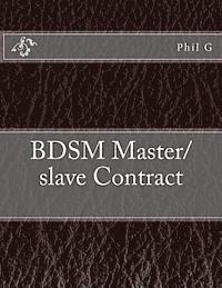 BDSM Master/slave Contract 1