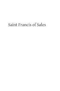 Saint Francis of Sales 1