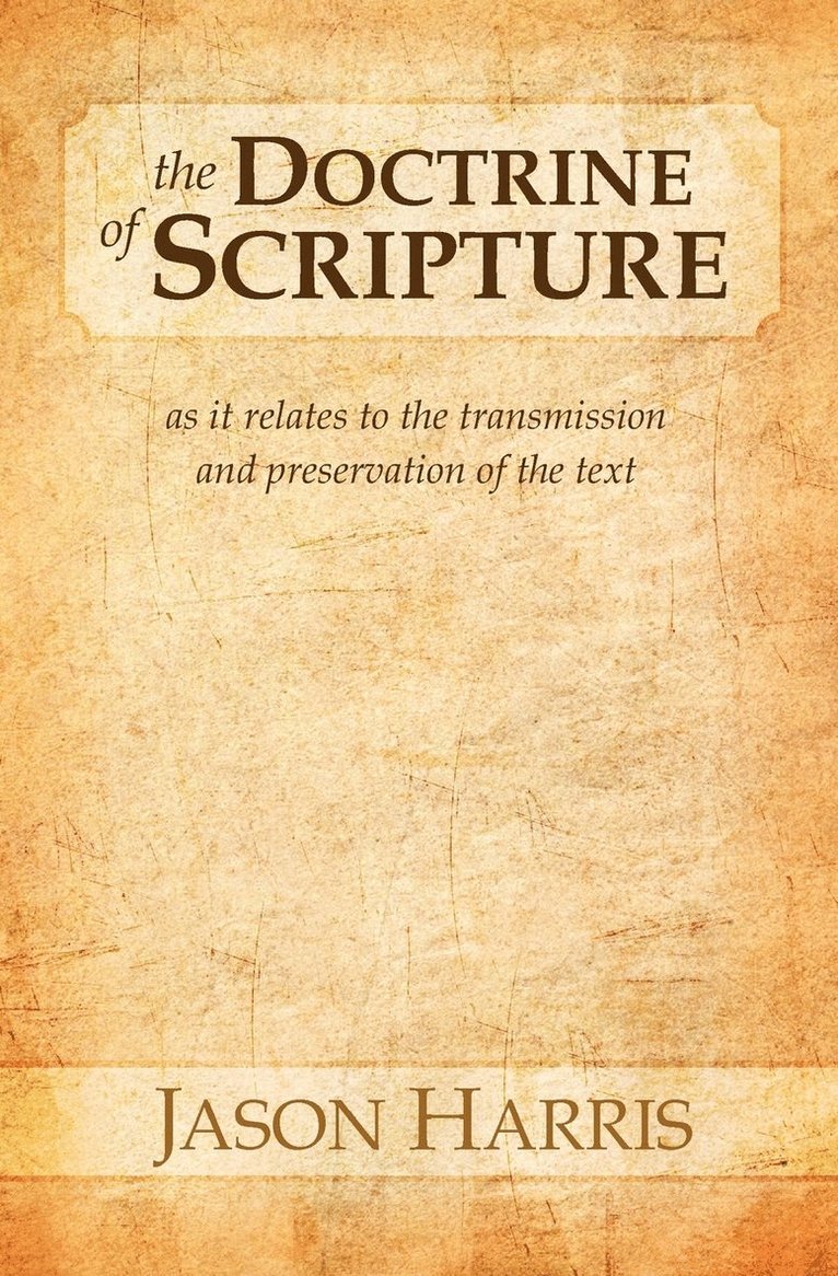 Doctrine of Scripture