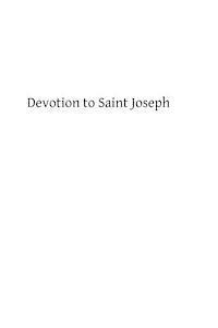 bokomslag Devotion to Saint Joseph