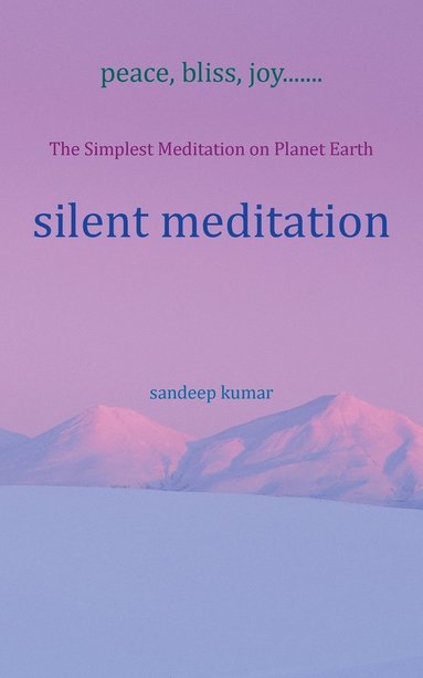 bokomslag silent meditation