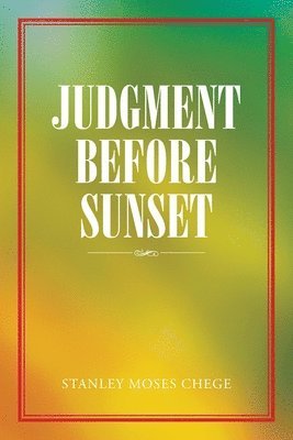 bokomslag Judgment Before Sunset