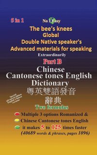 bokomslag Chinese Cantonese Tones English Dictionary