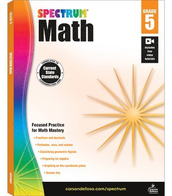 Spectrum Math Workbook, Grade 5: Volume 6 1