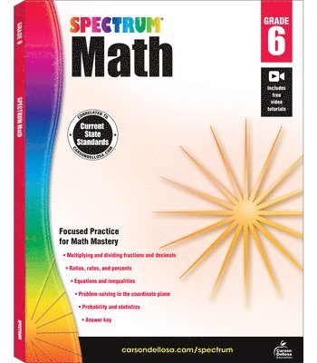 Spectrum Math Workbook, Grade 6: Volume 7 1