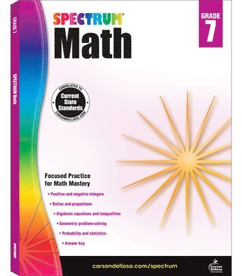 bokomslag Spectrum Math Workbook, Grade 7: Volume 8