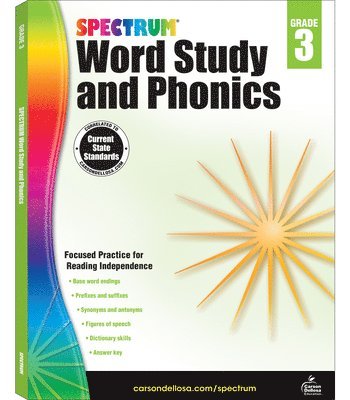 Spectrum Word Study and Phonics, Grade 3: Volume 82 1