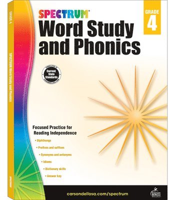 Spectrum Word Study and Phonics, Grade 4: Volume 83 1