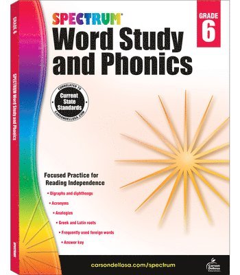 bokomslag Spectrum Word Study and Phonics, Grade 6: Volume 85