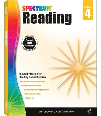 bokomslag Spectrum Reading Workbook, Grade 4