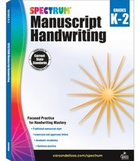 bokomslag Spectrum Manuscript Handwriting, Grades K - 2: Volume 106