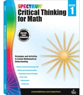 Spectrum - Spectrum Critical Thinking for Math Gr 1, Häftad. Tillgänglighet: Lägg i varukorg