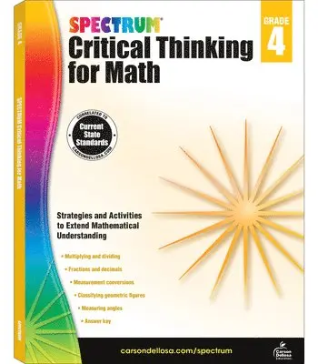 Spectrum - Spectrum Critical Thinking for Math Gr 4, Häftad. Tillgänglighet: Lägg i varukorg