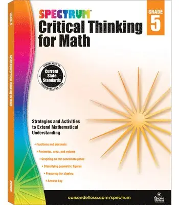 Spectrum - Spectrum Critical Thinking for Math Gr 5, Häftad. Tillgänglighet: Lägg i varukorg