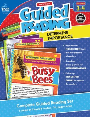 Ready to Go Guided Reading: Determine Importance, Grades 3 - 4