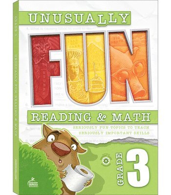 Carson Dellosa Education, Stith - Unusually Fun Reading & Math Workbook, Grade 3: Seriously Fun Topics to Teach Seriously Important Skills, Häftad. Tillgänglighet: Lägg i varukorg
