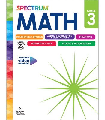 Spectrum, Carson Dellosa Education - Spectrum Math Workbook Grade 3, Häftad