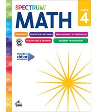 bokomslag Spectrum Math Workbook, Grade 4