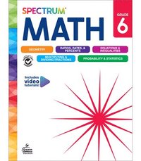 bokomslag Spectrum Math Workbook, Grade 6