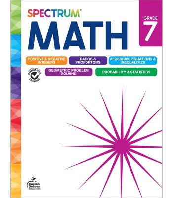 bokomslag Spectrum Math Workbook, Grade 7