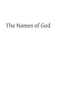bokomslag The Names of God: And Meditative Summaries on the Divine Perfections