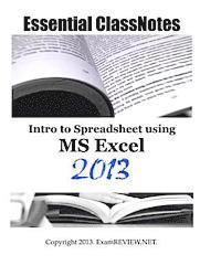 bokomslag Essential ClassNotes Intro to Spreadsheet using MS Excel 2013