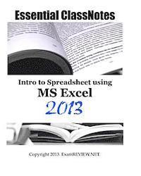 Examreview - Essential ClassNotes Intro to Spreadsheet using MS Excel 2013, Häftad