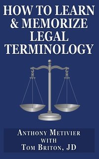 bokomslag How to Learn & Memorize Legal Terminology
