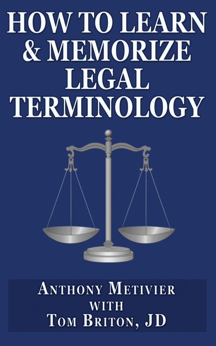 How to Learn & Memorize Legal Terminology 1