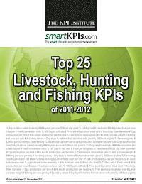 Top 25 Livestock, Hunting and Fishing KPIs of 2011-2012 1
