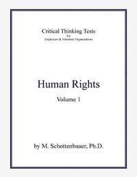 Critical Thinking Tests: Human Rights: Volume 1 1
