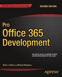 bokomslag Pro Office 365 Development