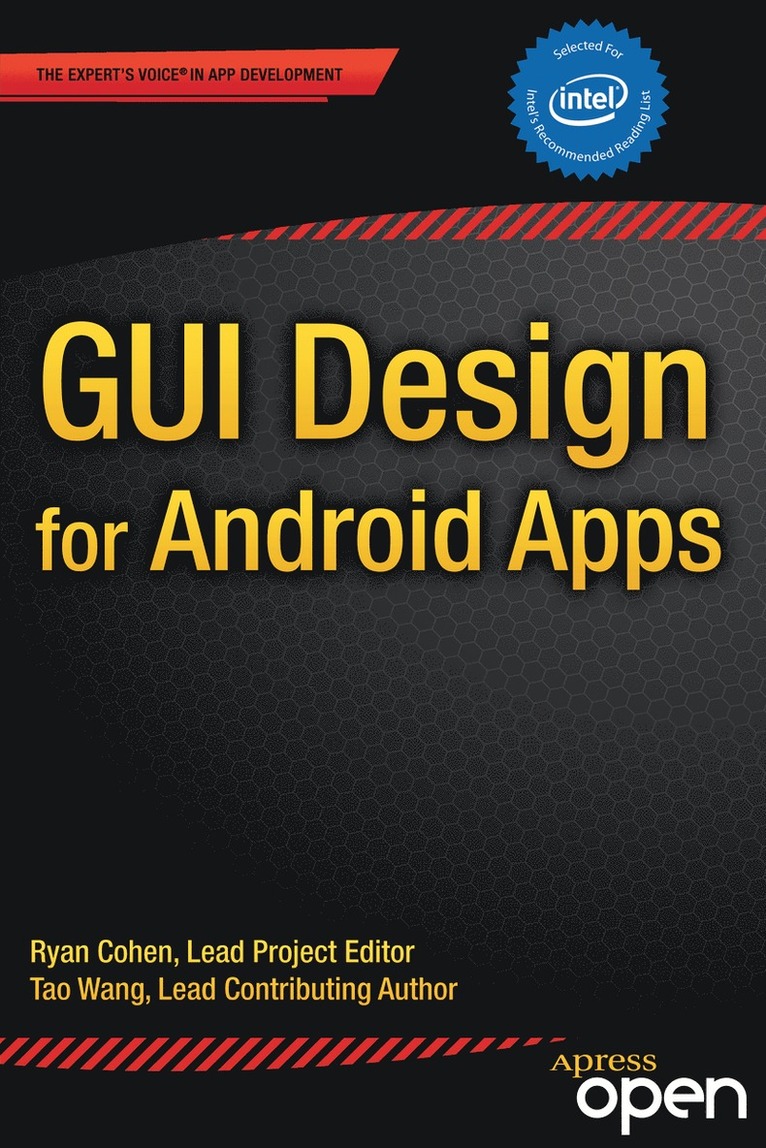 Ryan Cohen, Tao Wang - GUI Design for Android Apps, Häftad
