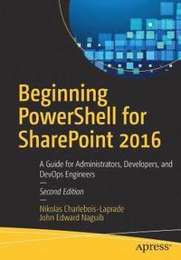bokomslag Beginning PowerShell for SharePoint 2016