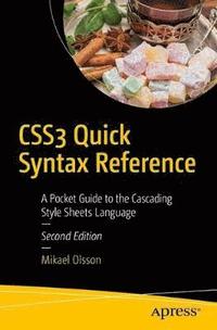 bokomslag CSS3 Quick Syntax Reference