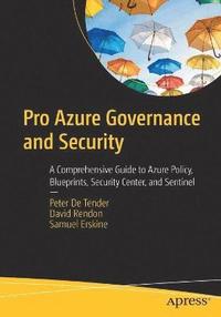 bokomslag Pro Azure Governance and Security