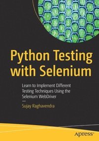 bokomslag Python Testing with Selenium