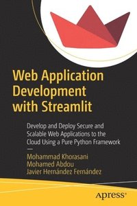 bokomslag Web Application Development with Streamlit